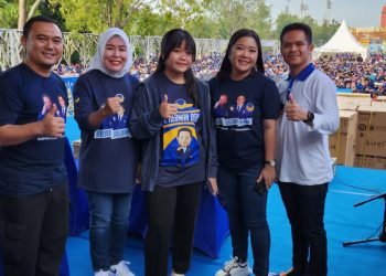 Senam Sehat Restorasi Nasdem di Kejutkan Hadiah Dorprize GEBYAR