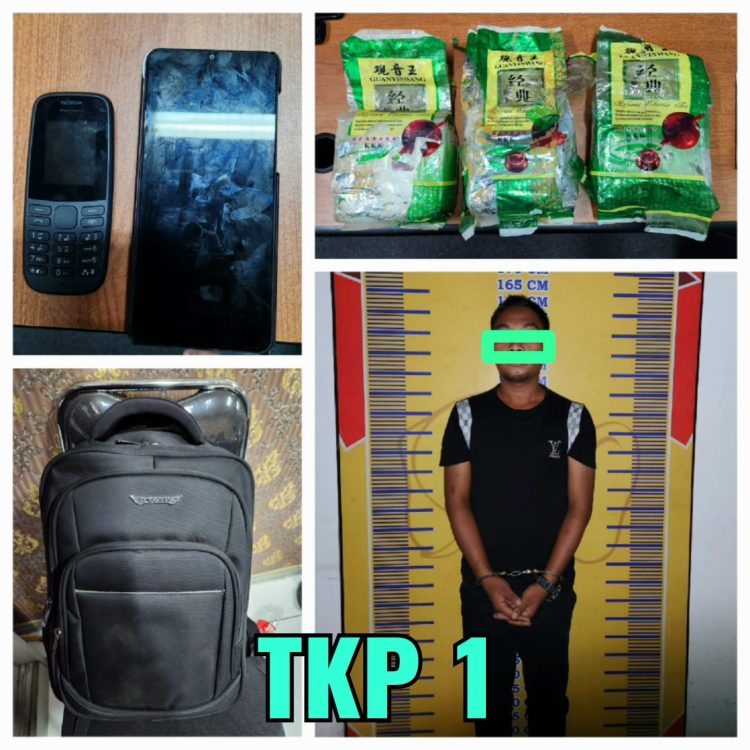 Timsus Ditresnarkoba Polda Sumsel Tangkap Dua Kurir Narkoba Lintas Provinsi