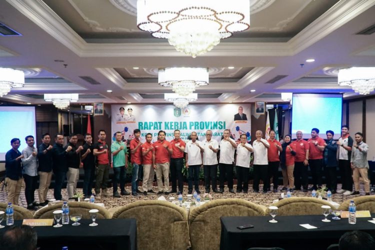 Pengurus Provinsi IBCA MMA KONI Kalbar Hadiri Rakerprov KONI Kalbar