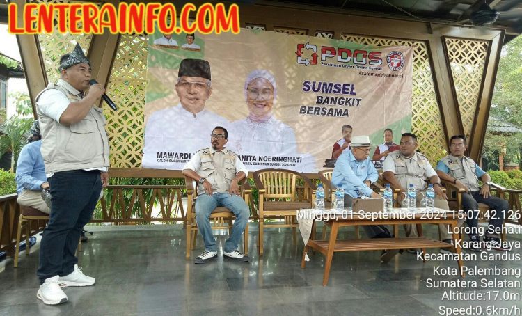 Mawardi Calon Gubernur Sumatera Selatan Resmi Kukukan PDOS